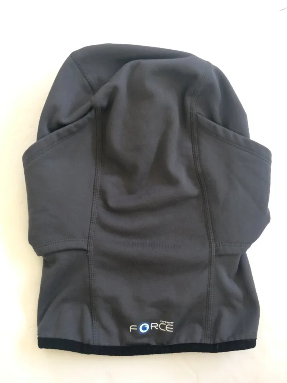 Carhartt Gray Hooded Face Mask Balaclava Logo Winter Hunting Outdoor
